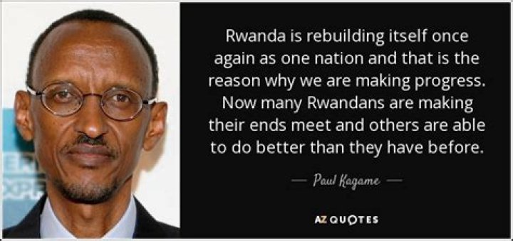 How are the Rwandans trying to rebuild their nations?