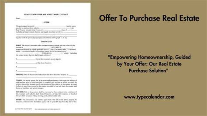How binding is an offer to purchase?