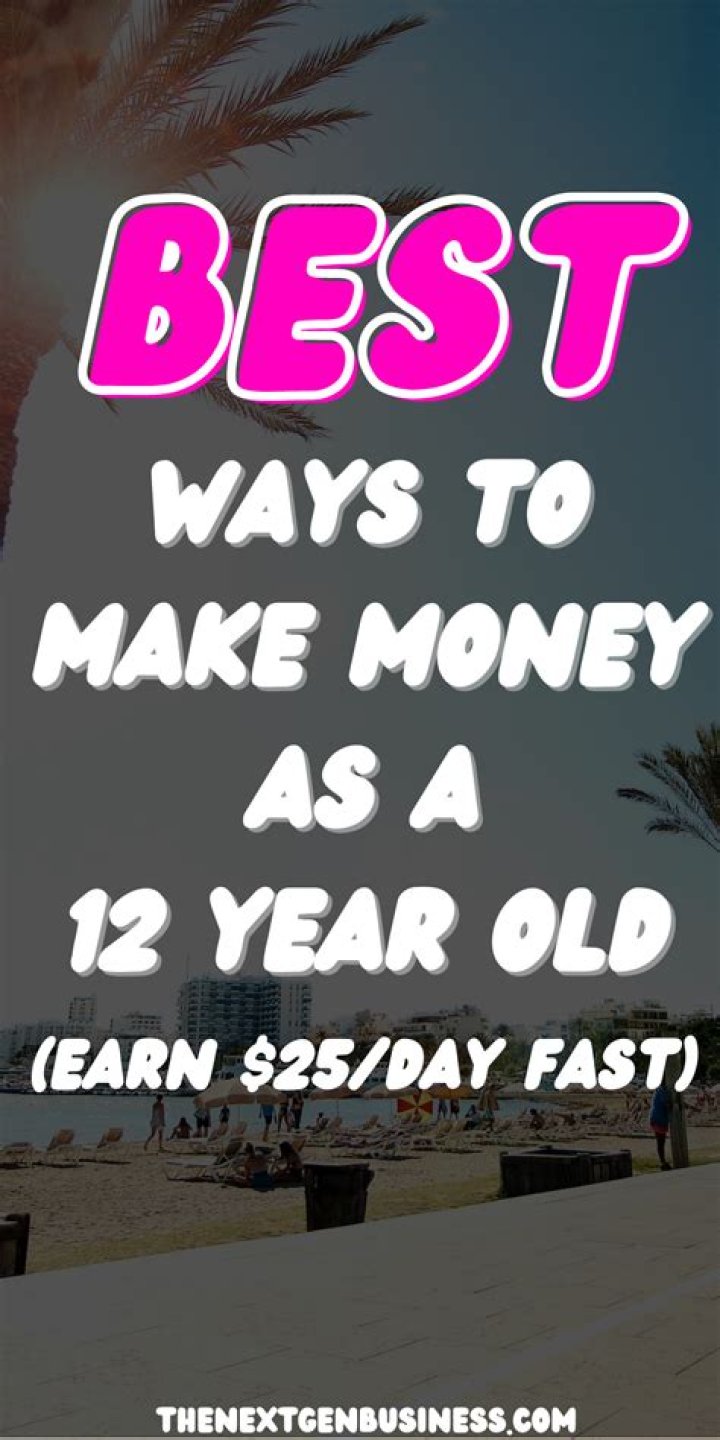 How can a 12 year old make extra money?