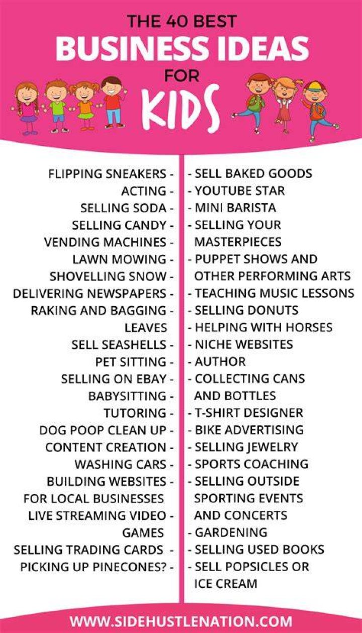 How can a 9 year old start a business?