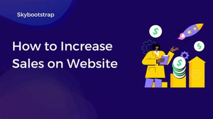 How can a website increase sales?