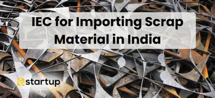 How can I import scrap to India?