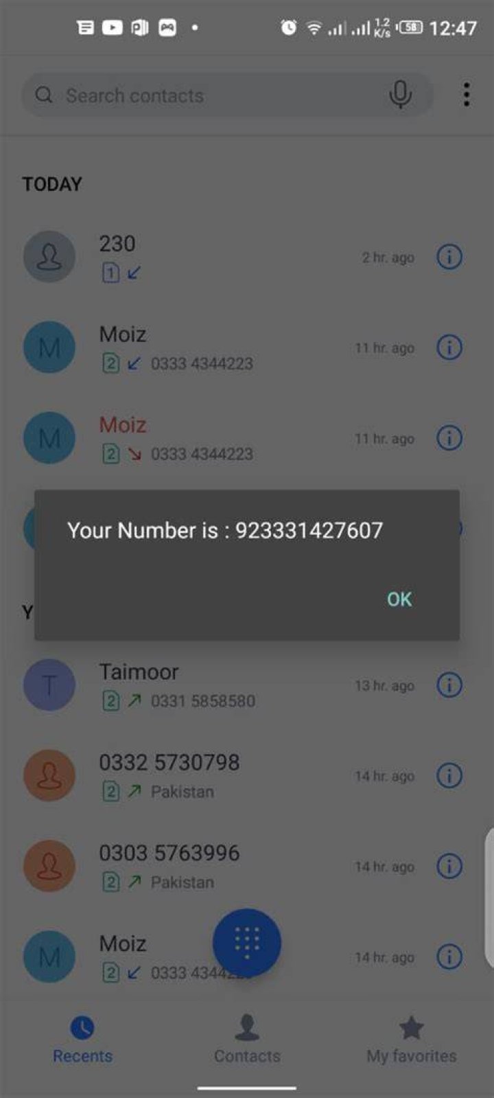 How can I know my Ufone number by CNIC?