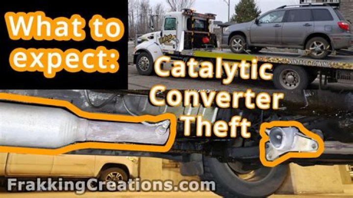 How can I tell if my catalytic converter has been stolen?