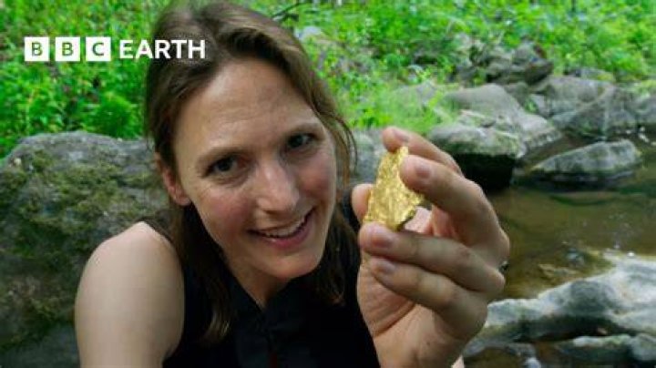 How did gold get in the mountains?