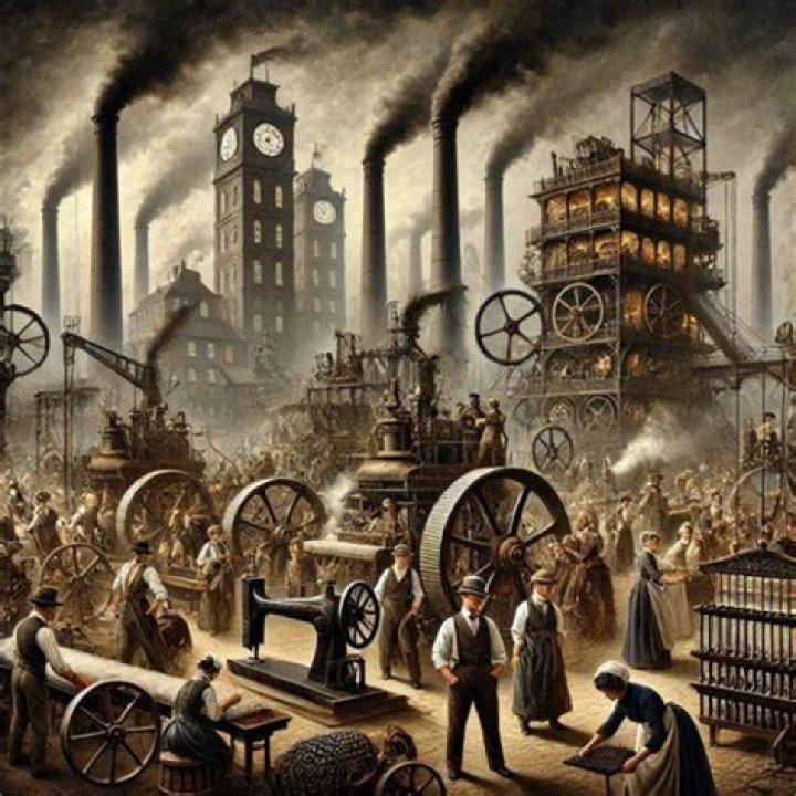 How did manufacturing change during the Industrial Revolution?
