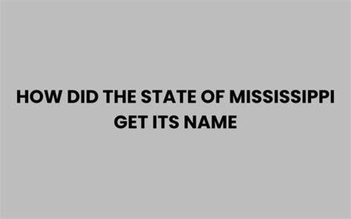 How did Mississippi get its nickname?