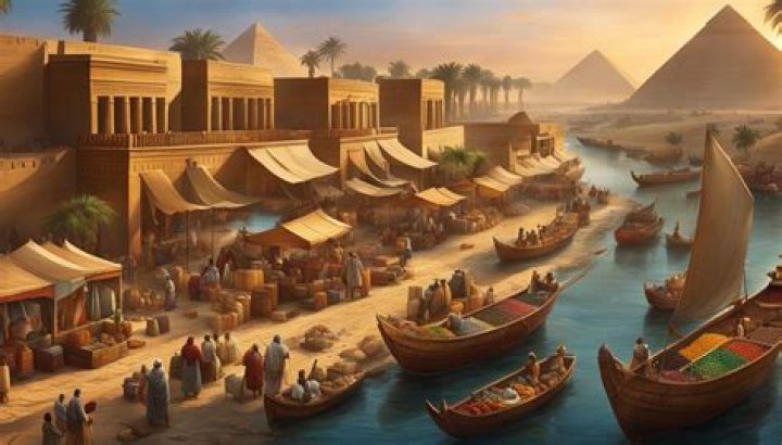 How did trade impact Egyptian civilization?