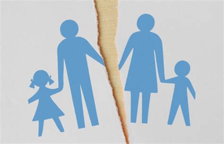How do divorced parents split time with kids?