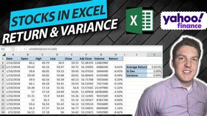 How do I calculate average return in Excel?