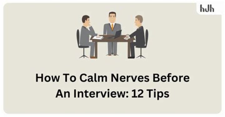 How do I calm my nerves before an interview?