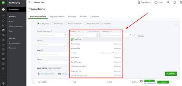 How do I categorize estimated tax payments in QuickBooks?