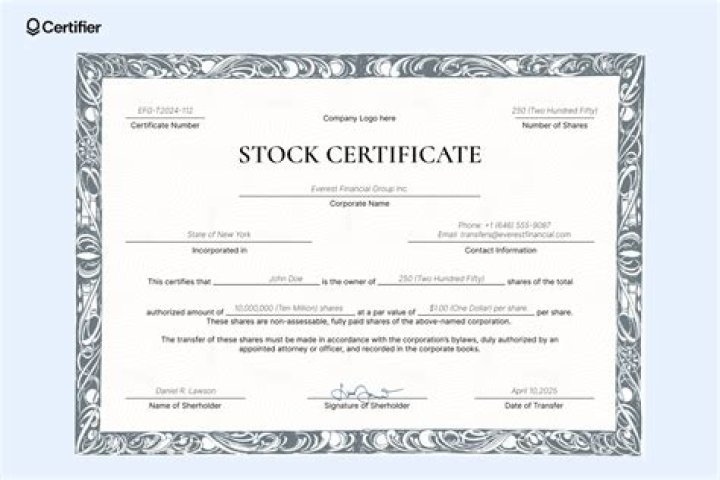 How do I check stock certificates?