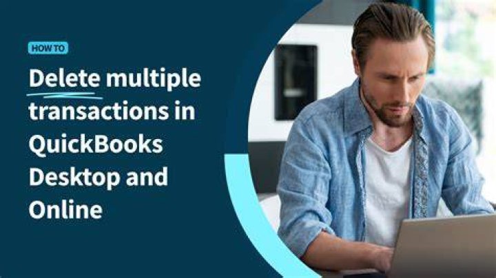How do I delete multiple transactions in QuickBooks?