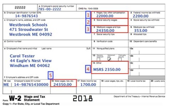 How do I find my adjusted gross income on my W2?