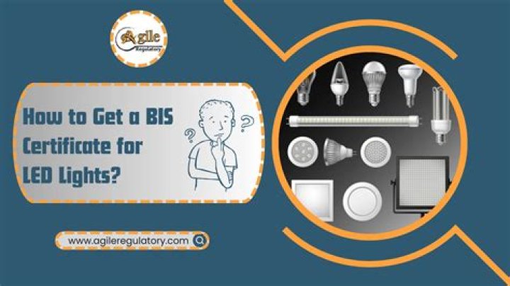 How do I get my BIS certificate for LED lights?