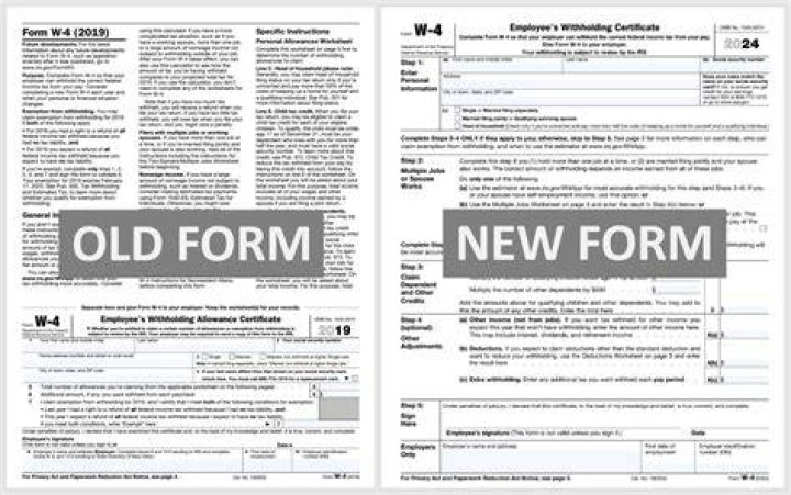 How do I get old W4 forms?
