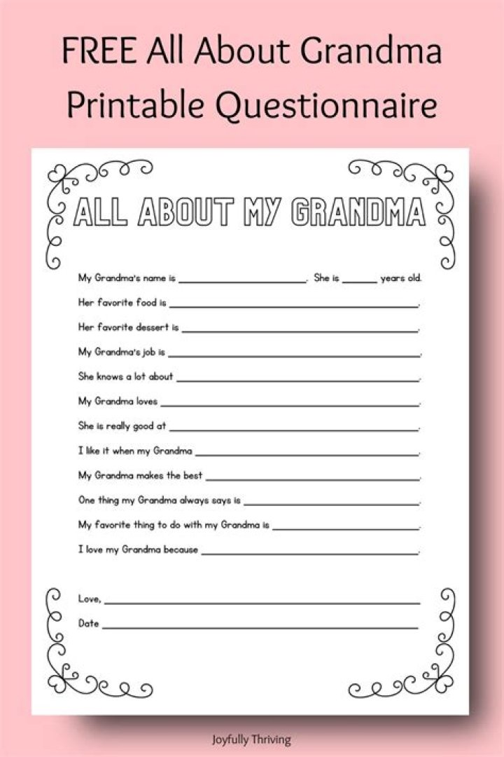 How do I interview my grandma?