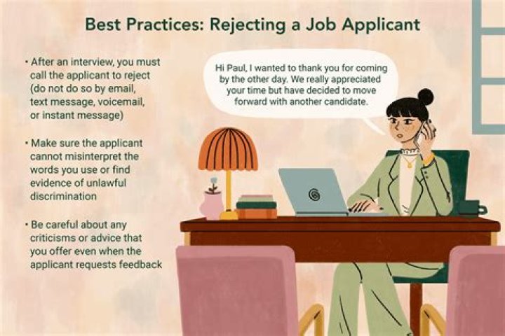 How do I reject an interview candidate over the phone?