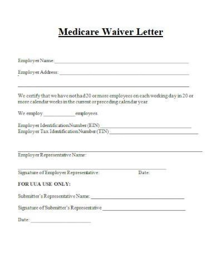How do I report a Medicare waiver payment?