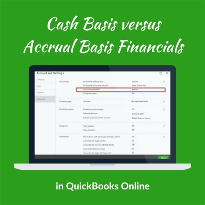 How do I set the default cash basis in QuickBooks?