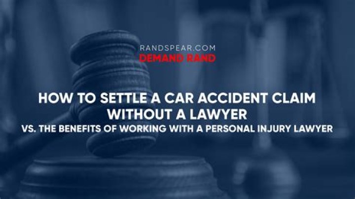 How do I settle an accident claim without insurance?