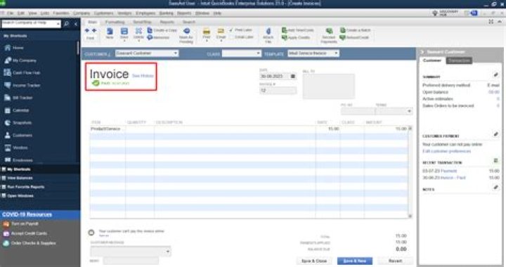 How do I start a new year in QuickBooks?