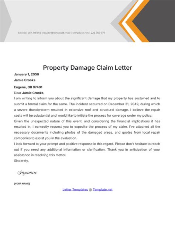 How do property damage claims work?
