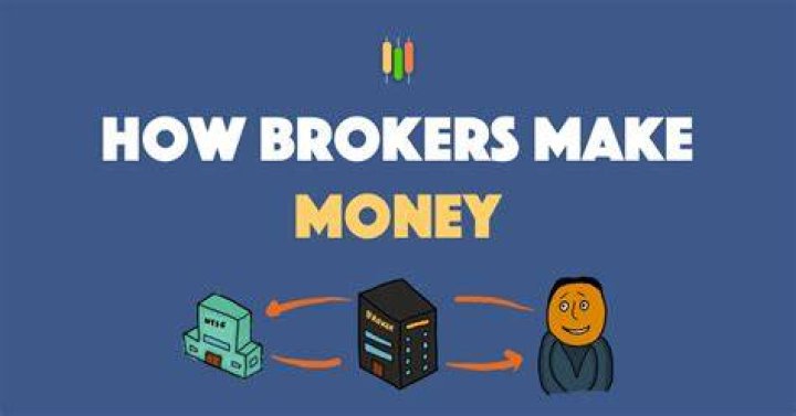 How do security brokers make money?