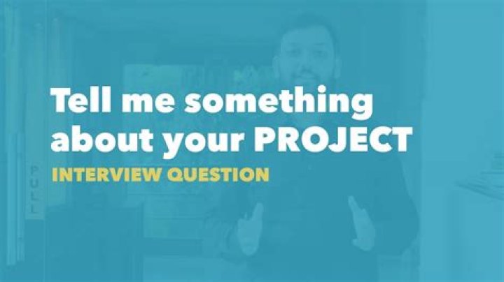 How do you answer tell me about a project you worked on?