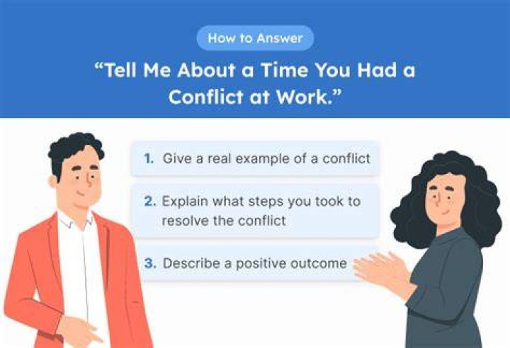 How do you answer Tell me about a time when you had a conflict with a coworker?