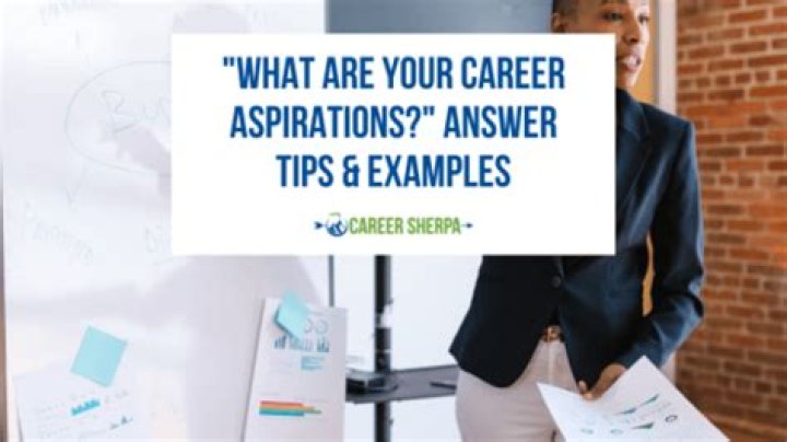 How do you answer what are your professional aspirations?