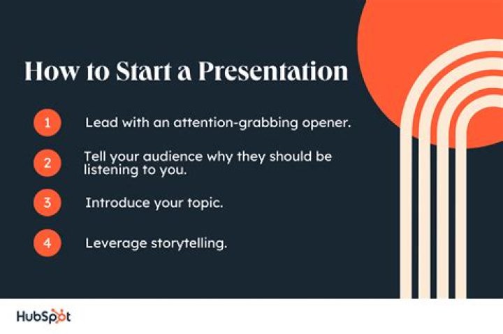 How do you begin a presentation?