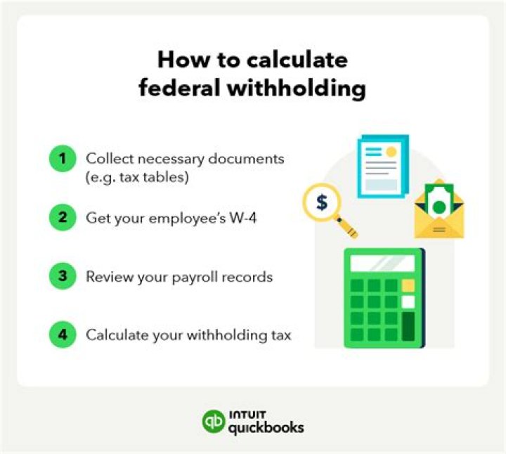 How do you calculate federal tax withholding?