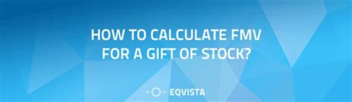How do you calculate FMV for donations?