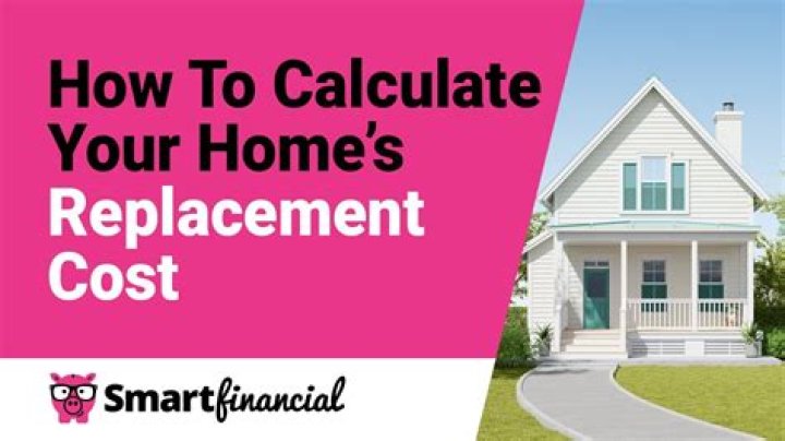 How do you calculate replacement cost of homeowners insurance?