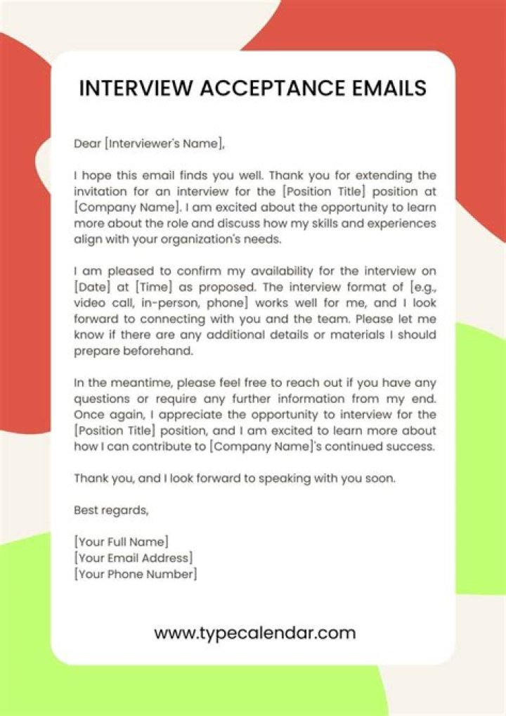 How do you confirm your interview participation?