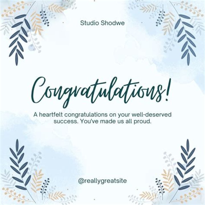 How do you congratulate someone selling their house?