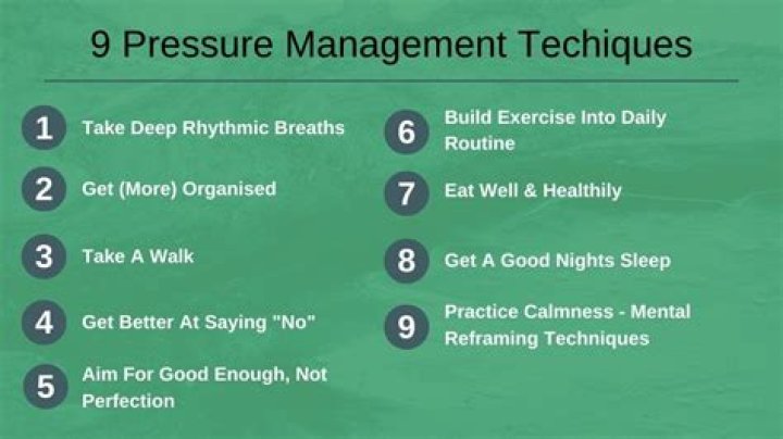 How do you cope under pressure Example answer?