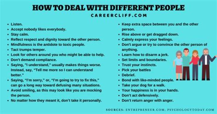 How do you deal with people in public?