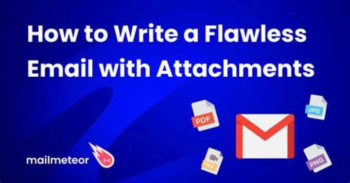 How do you email an attachment sentence?