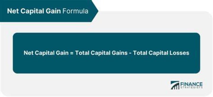 How do you find net capital gain?