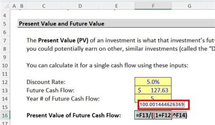 How do you find the present value of cash inflows?