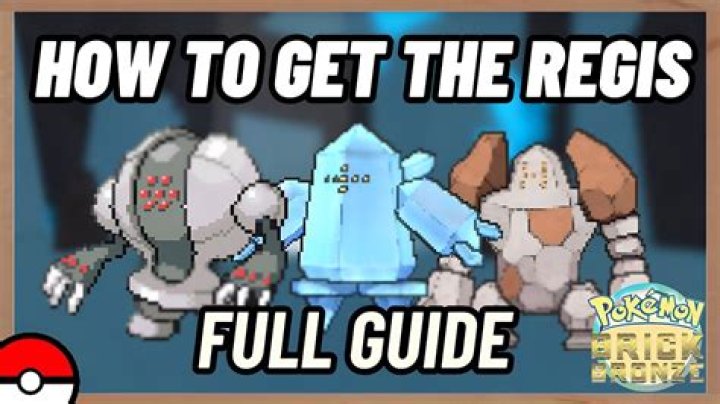 How do you get Regice Registeel and Regirock in Pokemon Platinum?