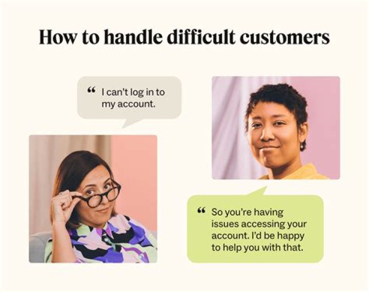 How do you handle an upset customer?
