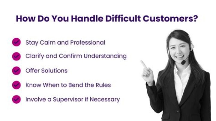 How do you handle difficult customers interview question?