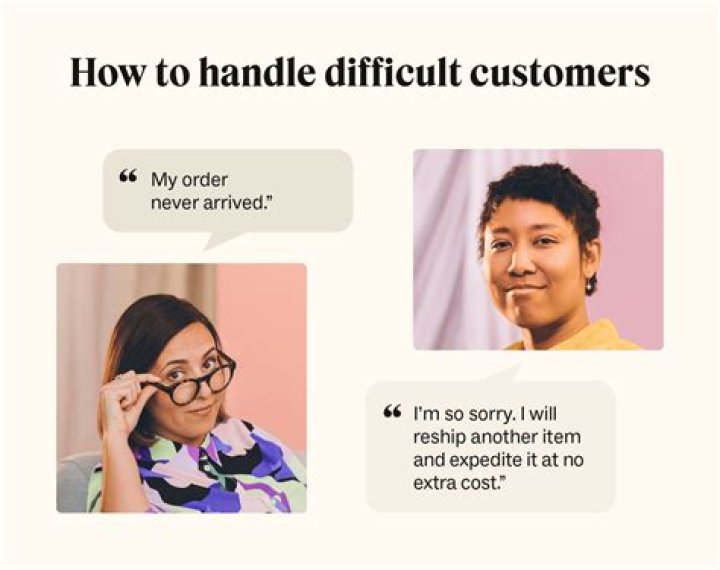 How do you handle difficult customers sample answer?