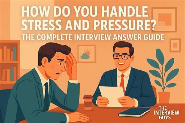 How do you handle stress and pressure in the workplace interview question?
