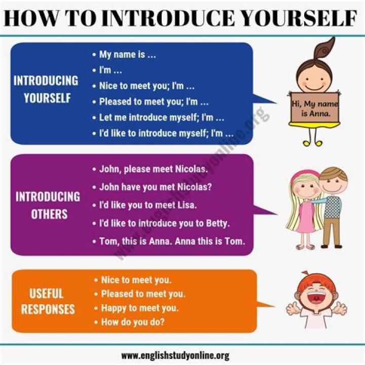 How do you introduce others example?