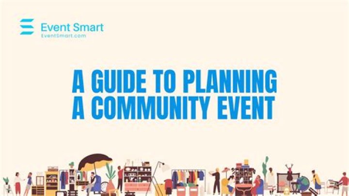How do you organize a community event?